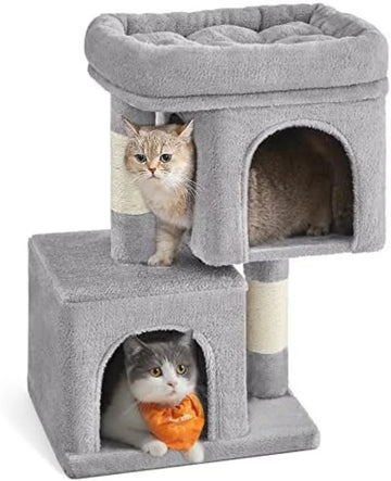 Krabton Voor Katten - Krabpaal Voor Zware Katten - Lichtgrijs