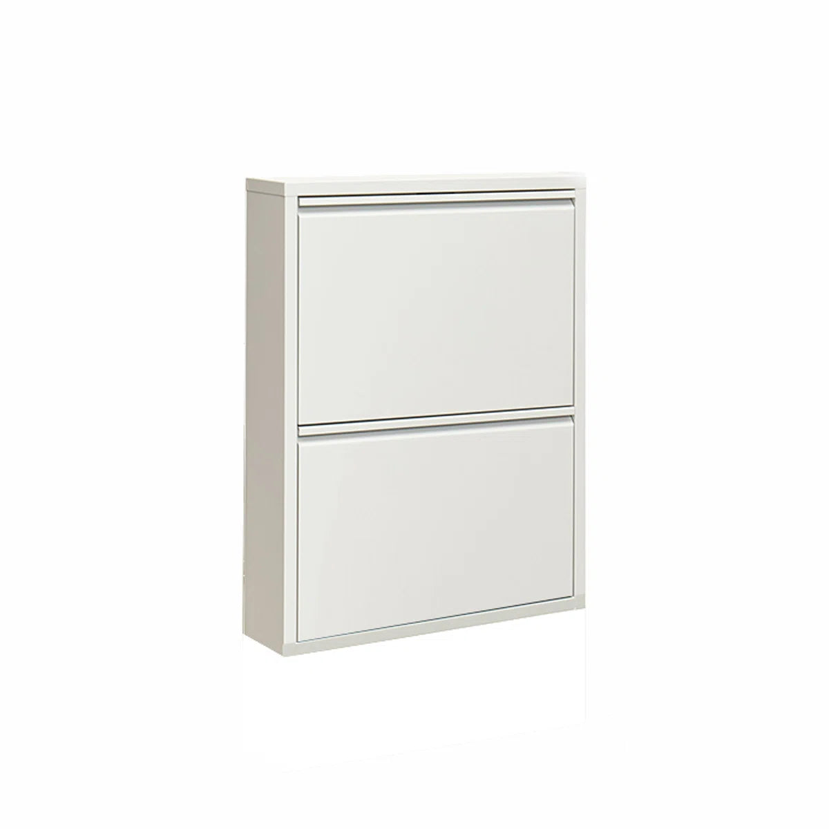 VEEHAUS® - Paplet - Praktisch Schoenenrek -Schoenenrek wit - Schoenenrek met 2 Niveaus - Schoenenkast wit - Schoenenrek metaal industrieel - Metaal - 50 x 70 x 15cm -Wit