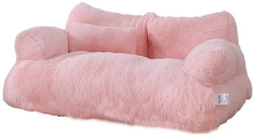 Luxe Kattenmand - Kattenbed - Kattensofa - Huisdier Bed Voor Kleine Middelgrote Honden Katten - Comfortabele Pluche - 55x38x18cm - Roze
