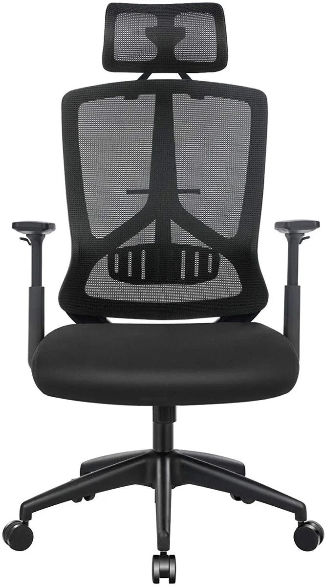 Ergonomische Bureaustoel - Comfortabele en Verstelbare Bureau Stoel - Zwart