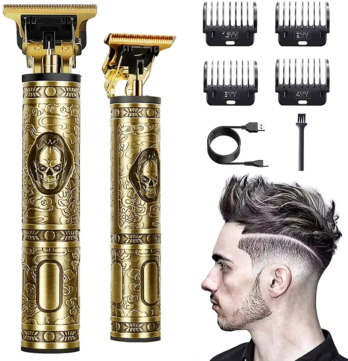 Tondeuse voor mannen - met verschilende opzetstukken - luxe tondeuse