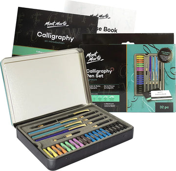 Kalligrafie Set Inkt Kalligafieset Calligraphy Pen Cadeau Geschenk Schrijven Kleuren Kadoverpaking Giftset Beginners Experts Hobby Vulpennen 5 Soorten Penpunten Inclusief Oefenboek