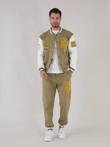 Varsity set - Mannen Trainingspak Mannen track suit | Jasje + Broek Fashion Casual Trainingspak Heren Kleding - XXL