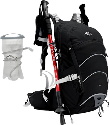 Avoir Avoir®-Hiking backpack-Backpacks- Rugzak 20L-Waterdicht-Intern frame-Unisex-Zwart-Outdoor avontuur-Wandelen