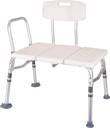 douche kruk met beklede zitting, douchekitje voor senioren met tas, douche Bench Bad stoel, handicap douche zitten, voor volwassenen Witte douchebank