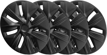 Tesla Model Y 19" Gemini zwarte wieldoppen set (4 stuks) - sportieve performance look