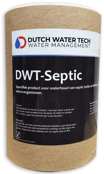DWT-Septic | Septic Tank Bacteriën | Goed voor 1 Jaar Onderhoud | 100% Biologisch | 1 KG