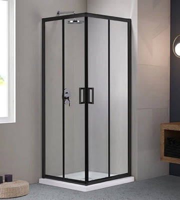 Douchecabine | 2-delige Schuifdeur | 80 x 80 x 200 cm | Met gehard glas En Nano Coating |