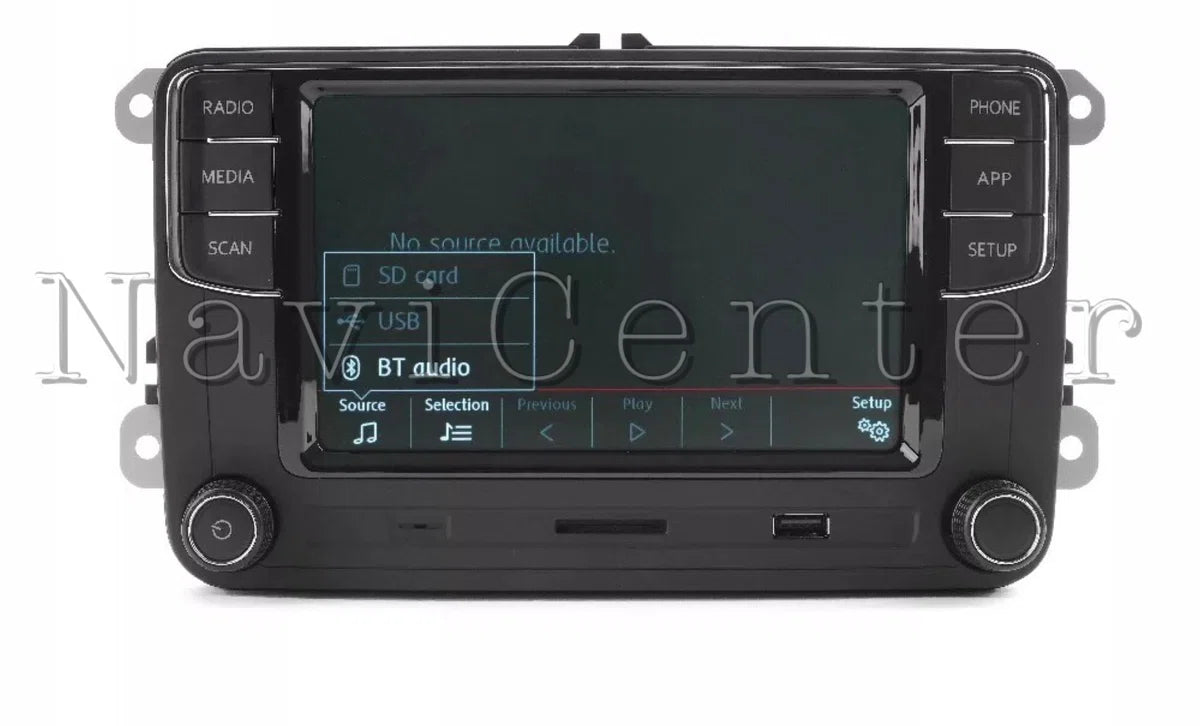 Nieuwe RCD410 PRO CarPlay + Android Auto autoradio voor Volkswagen Caddy Golf Polo 6r Passat Scirocco Tiguan Transporter Touran RNS510 RNS315 RNS315 pasvorm