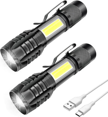 Militaire Zaklamp - Tactische Zaklamp - Militaire Hoofdlamp - Militaire Zaklamp Oplaadbaar - Militaire Zaklamp Waterdicht - Noodpakket voor Oorlog - Noodpakket voor Thuis - Zaklamp met Batterijen