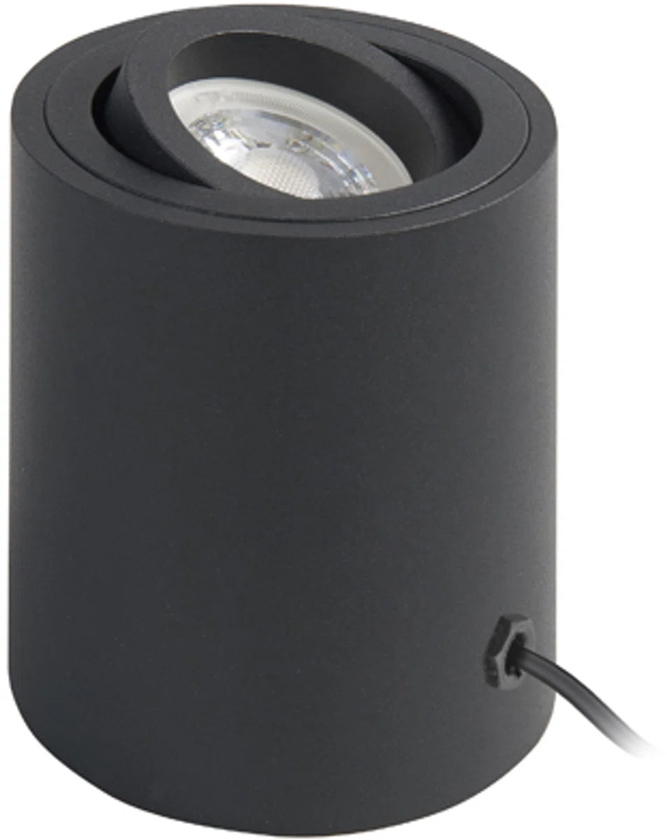 Tafellamp Rebel - exclusief lichtbron ø8cm diameter & 9.5cm hoog - Zwart