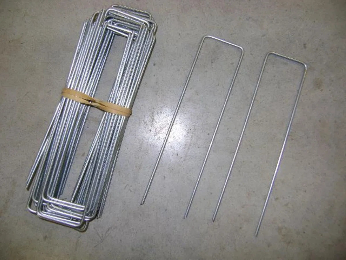 500 stuks Gronddoekpen(nen), kunstgraspen(nen), worteldoekpen(nen) Ø3mm - 5 cm breed en 20 cm lang
