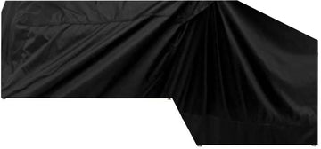 Hoes Tuinmeubelen - Loungesethoes L-vorm - 235x235x90x70 cm - Zwart