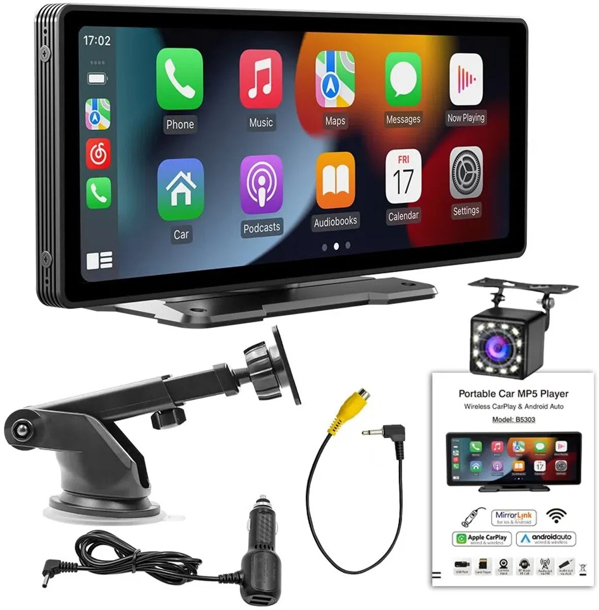 Carplay - 10.26 Inch - Draadloos - Wifi Video Speler - Met Camera